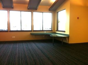 Room With Wide Windows at the New Library