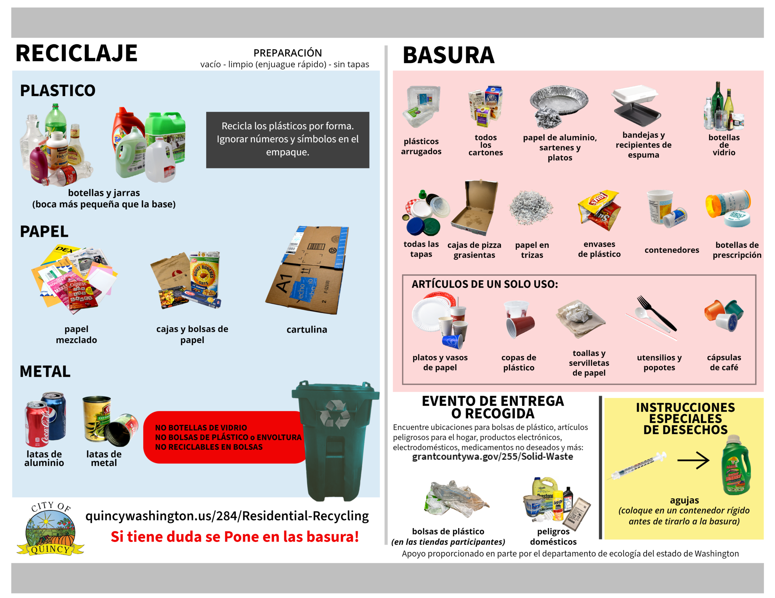 Recycling Material ad2 Spanish