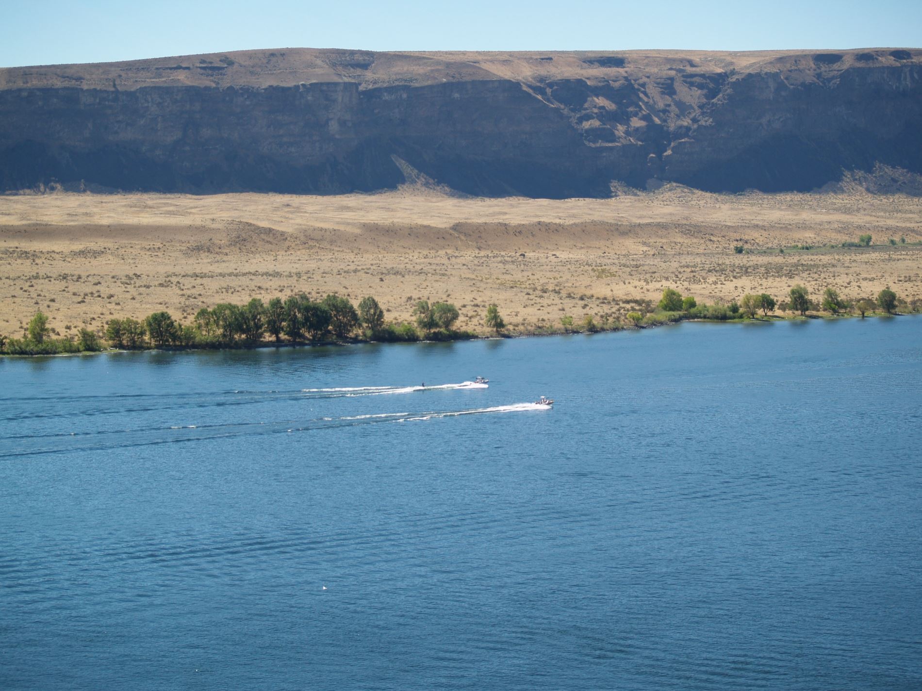 Two boats on the water