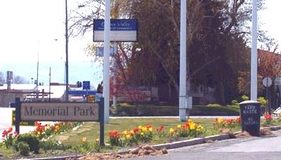 Memorial Park Sign