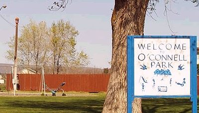 Welcome to O Connell Park Sign