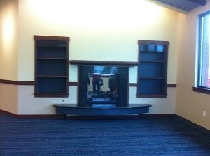 Fire Place at the New Library